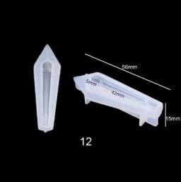 Quartz Shard Crystal Silicone Mold Point Mould Epoxy Resin UV Resin Craft Supplies UV Resin Epoxy Mold DIY Jewelry Pendant