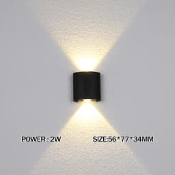 IP65 Led Wall Lamp Waterproof Interior Wall Light AC110V 220V Lndoor Outdoor Lighting For Living Room Bedroom Stairs Home Decor