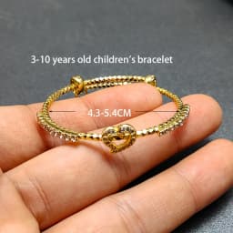 20 Styles Dubai Gold Color Baby Bangles For Kids Baby Promotion Sale Child Birthday Gifts Children'S Bracelets