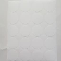 120 Stickers 35mm DIAMETER ROUND Shape BLANK WHITE Paper Sticker FOR DIY PRINTING