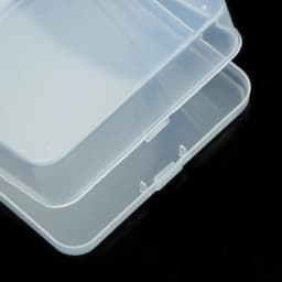 5/7/9CM Plastic Square 1 Grid Transparent Storage Box Earring Ring Jewelry Beads Kits Set Case Container Display DIY Accessories