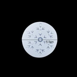 New Christmas Multi Shapes Snowflake Pendant Silicone Mold Hanging Epoxy Resin Mould For DIY Christmas Tree Decor Jewelry Making