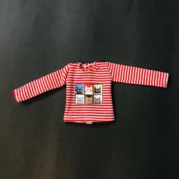 NEW Cute Blyth Dolls’ Clothes Long Sleeve Stripe T-shirt for Blyth 1/6 Dolls Accessories
