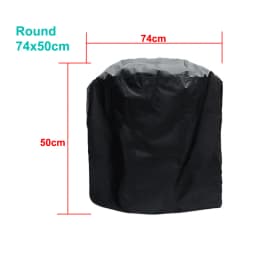 20 Size Garden Courtyard BBQ Grill Cover Outdoor Oven Waterproof Dust Cover Oxford Cloth Protective Cover Round Furniture Cover