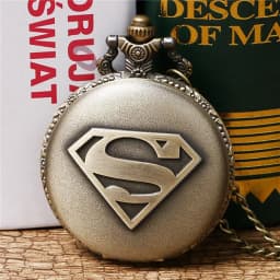 New Fashion Cool Black Blue Dial S Pendant Pocket Watch High Quality Men's Necklace Chain Women's Fob Watch for Super Gifts