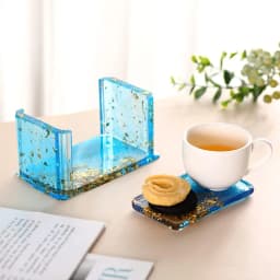DIY Crystal Epoxy Resin Mold Cup Pad Storage Bracket Ornament Rectangular Table Tea Coaster Silicone Mould For Resin