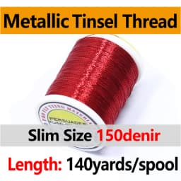 Royal Sissi 140 Yards/Spool 0.2mm Metallic Tinsel Thread 12 Optional Colors Micro Rod Wrapping Repairing Line Jig Hook Binding