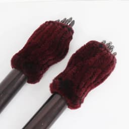 New Women 100% Real Genuine Knitted Rex Rabbit Fur Mittens Winter Warm Lady Real Fur Fingerless Gloves Handmade Knit Fur Mitten