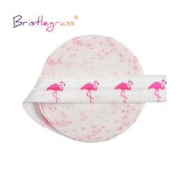 BRISTLEGRASS 2 5 10 Yard 5/8" 15mm Cherry Print Foldover Elastic FOE Spandex Satin Band Tape Hair Tie Headband Dress Sewing Trim