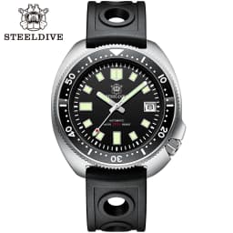 Steeldive Brand SD1970 Tuna Dive Watch 200m Waterproof Sapphire Crystal NH35 Automatic Mechanical Stainless Steel Men's Watch