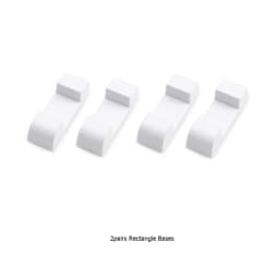 PE Film Jewelry Storage Box 3D Packaging Case Gemstone Free Stand Floating Frame Membrane Ring Earrings Necklace Display Holder