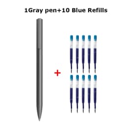 BeiFa Metal Rotating Gel Pen Sign Pens 0.5MM Black Ink Business Pучка Caneta Smooth Writing for Office School Supplies