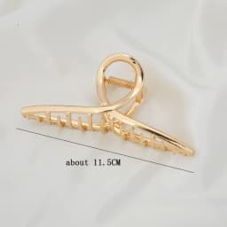 Multi Style Gold Metal Hair Claw Clips Hollow Geometric Butterfly Jaw Clips Strong Hold Non Slip Hair Crab Clamp for Women Thick