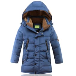 2026 Fashion Winter Duck Down Jacket for Big Boy Children Wear Parka Garments Clothes Thickened Hooded Feather Coat Clothing 6-1