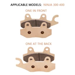Motorcycle Front Rear Brake Pads For Kawasaki NINJA 250 300 400 Z250SL Z250 SL Ninja 250R EX300 Z300 Ninja400