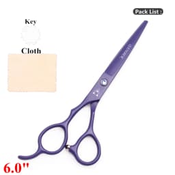 5.5 6.0 Hair Scissors For Left Hand Japan 440C Professional Hairdressing Barbers Cutting Set Thinning Shears Hairdresser B8001