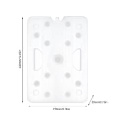 1100ml-2000ml Cool Cooler Freezer Recyclable White Fresh Keeping Slim Ice Pack Safe And Durable Keep Food Fresh For Picnics 1pcs
