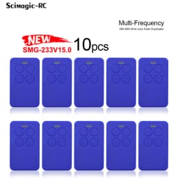 1/3/5/10pcs Garage Door Gate Remote Control Upgrade SMG-233 Multi-frequency Replicator 280-868MHz 433mhz Command Transmitter