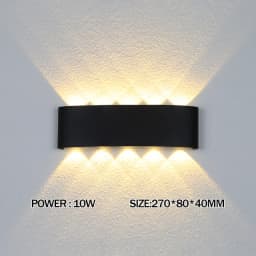 IP65 Led Wall Lamp Waterproof Interior Wall Light AC110V 220V Lndoor Outdoor Lighting For Living Room Bedroom Stairs Home Decor