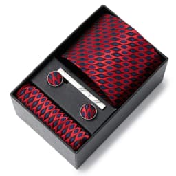 Top Quality 7.5 cm Business Ties Hanky Cufflink Set Tie Clips Green Necktie Corbatas For Men Wedding In Gift Box Slim Gravatas