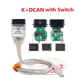 For BMW K DCAN Switch OBDII Diagnostic Cable for BMW K+DCAN USB Interface Ediabas K D CAN OBD2 Diagnostic Scanner FT232RL