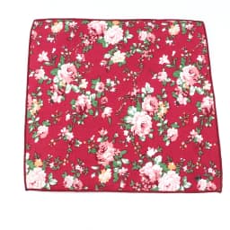 New Floral Pocket Square Gift Set Handkerchief 100% Cotton Hankie Printing Women&Men Casual Party Gift Tuxedo Bow Tie Accessory