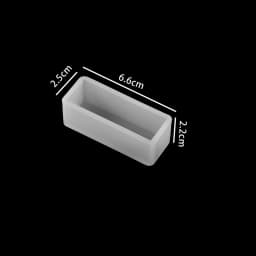 1Pcs Square Rectangle Silicone Mold Dried Flowers Plant UV Epoxy Resin Mould For DIY Coaster Pendant Jewelry Making Accessories