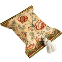 Retro Home Living Room Bedroom Multi-purpose Tissue Box, Aperextraction Box, Printed Pattern Fabric Car Tissue Paper Storage Box