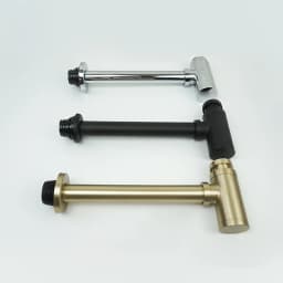 Bathroom Siphon Sink Drain Pipe Brass Deodorization Waste Bottle Trap Black Brushed Gold Chrome Pop Up Drain Stopper Rose Gold