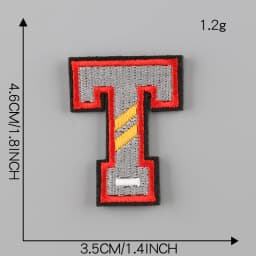 A-Z Letter Patches on Clothes magic paste Patch Military Biker Embroidery Clothing Sticker Applique 26pc Alphabet Diy Logo Brand