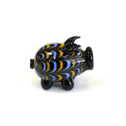 Different Styles Murano Glass Pig Mini Figurines Cute Tiny Animal Craft Ornaments Home Table Fairy Garden Room Kawaii Decoration