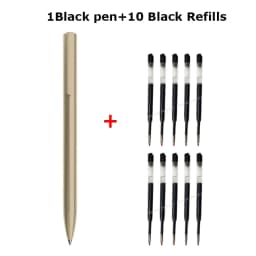 BeiFa Metal Rotating Gel Pen Sign Pens 0.5MM Black Ink Business Pучка Caneta Smooth Writing for Office School Supplies