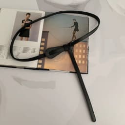 New Thin Knot Belts For Women Soft Pu Leather Belt Black Coffee Straps Wild Long Dress Coat Accessories Lady Waistband