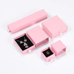 New Arrive Pull-out Colorful Cardboard Paper Jewelry Packaging Gift Box For Necklace Ring Bracelet Earrings Storage Case Boxes