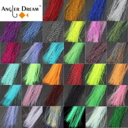 Fly Tying Material 32/34/9 Bags Crystal Flash Holographic Flash Flies Fishing Lures Making Fly Fishing Tying Materials Kit
