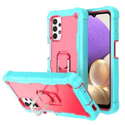for Samsung Galaxy A12 A32 A52 A72 5G Case, Military Grade Protective Phone Case Cover with Ring Kickstand for Galaxy A52 5G