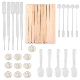DIY Jewelry Making Tools Measuring Cup Wooden Sticks Droppers Stirring Rod Epoxy Resin Mixing Supplies Tool Handmade Accessories
