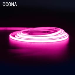 Flexible 4mm/5mm LED COB Strip Tape Lights for DIY Home Decor 400LED/m 9 Colors High Density Dimmable 12V 24V Cuttable