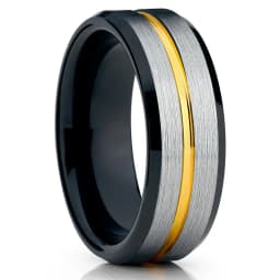 Fashion Men's Smooth Black Stainless Steel Rings Width Signet Square Infinity Finge Ring Hiphop Male Wedding Party Jewelry Gift