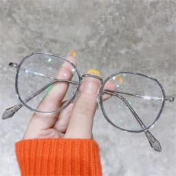 Finished Myopia Glasse Women With Minus Degree Round Nearsighted Eyewear Diopter -0.5 -0.75 -1.25 -1.5 -2.0 -2.5 -3.0 to -6