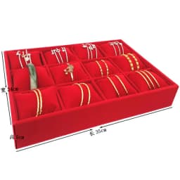 4/8/12 Grids Watch Display Stand Bracelet Holder Organizer Watches Storage Jewelry Pillow Holder Jewelry Display Tray