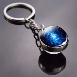 Helix Nebula Planet Keychain The Andromeda Galaxy Art Picture Glass Ball Pendent Keychain Star Keyring Astronomy Gift