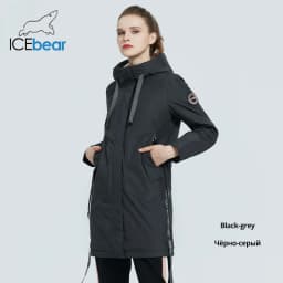 ICEbear 2023 Women fall jacket Female coat with a hood casual wear quality parka brand clothing GWC20035I