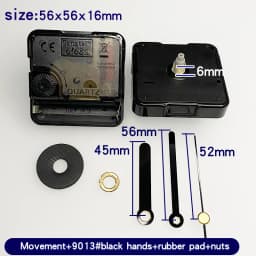 Quartz Clock Movement Kit With Gold Clock Hands Non Ticking Wall Clock Mechanism DIY Clock Making Repair Parts