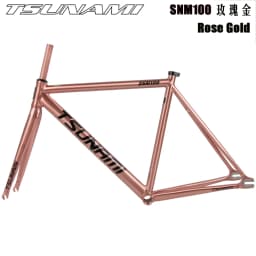 TSUNAMI SNM100 Bicycle Frame Fixed Gear Carrier Kit 49cm 52cm 55cm 58cm Aluminum Racetrack Frame Multi-Color Options