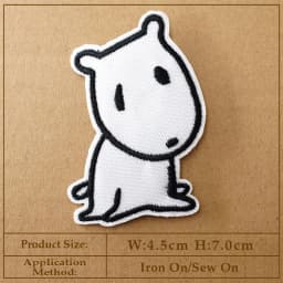 CAT Peace Embroidered Applique Patches Fabric Garment Apparel Clothing Accessories Embroidery Badges Star