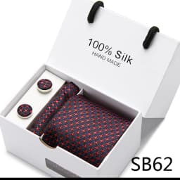 Brand 100% Silk Ties Gift box Office Men Classic Party Wedding striped 7.5cm Silk Wedding Floral Tie Necktie Handkerchief Set