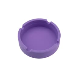 Silicone World Portable Silicone Round Ashtray Durable Soft Eco-friendly Ashtray High Temperature ResistanceAnti-fall Anti-slip