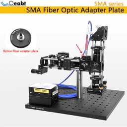 SMA Fiber Optic Adapter Plate Jumper Connector Adapter SMA Socket Flange SM1 Threaded Disc Coupling Cage Type Oeabt