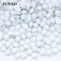 JUNAO 100 Gross Wholesale SS6 8 10 12 16 20 30 AB Glass Rhinestone Bulk Flatback Crystals Round Nail Strass Stone For DIY